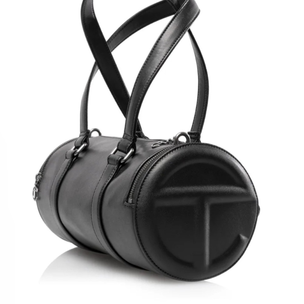 Telfar Black Round Satchel